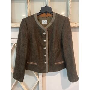 Vintage M&G German wool blend blazer jacket US 10